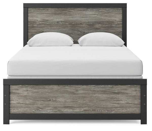 Broachmyn - Panel Bed #black #queen