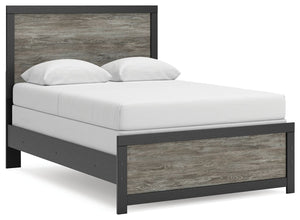 Broachmyn - Panel Bed #black #full