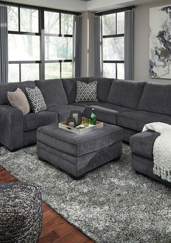 Tracling - 4 Piece Sectional Set #2pc.rightarmfacingcornerchaisesectional,accentottoman