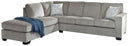 Altari - 2 Piece Sleeper Sectional #lightgray #2pc.leftarmfacingchaisesleepersectional