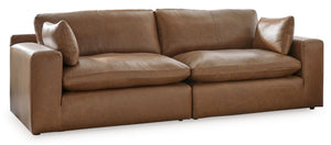 Emilia - Sectional #lightbrown #2pc.sectionalloveseat