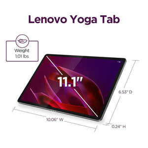 Lenovo - Yoga Tab - 11.1" 3.2K Tablet - 12GB RAM - 256GB UFS - with Keyboard + Pen - Luna Grey