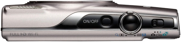 Canon - PowerShot ELPH 360 HS A Full HD Video 20.2-Megapixel Digital Camera - Silver