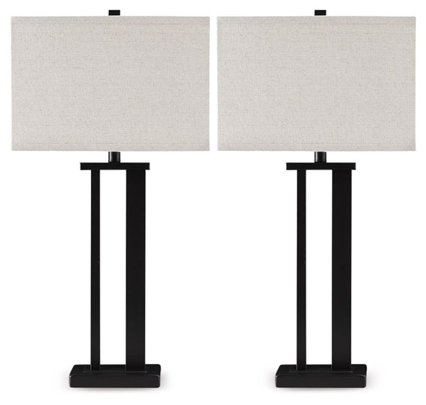 Aniela - Metal Table Lamp Set #bronze