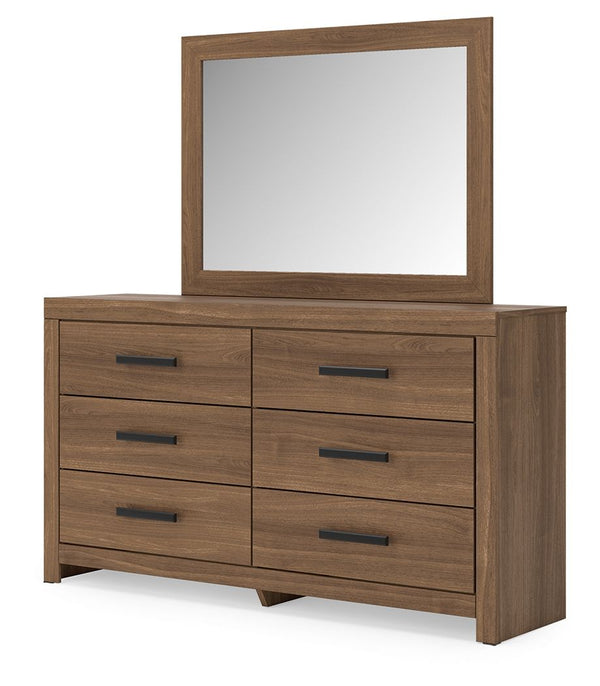 Broachmyn - Six Drawer Dresser #lightbrown #dresser&mirror