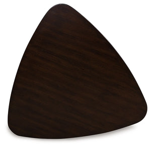 Mallenette - Mesa de comedor triangular - Merlot