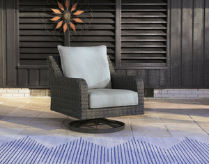 Elite Park - Sillón giratorio con cojín - Gris