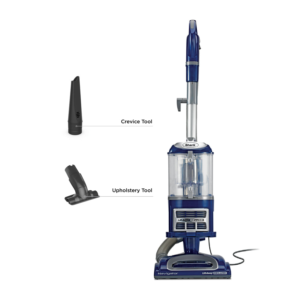 Shark - Navigator Lift-Away Deluxe Upright Vacuum with Anti-Allergen Complete Seal - Blue