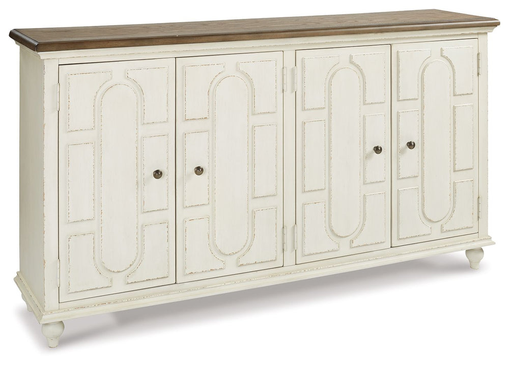 Roranville - Gabinete decorativo - Blanco antiguo