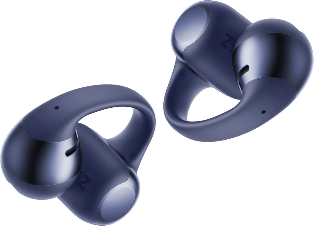 Shokz - OpenDots ONE Open-Ear Clip-On True Wireless Bluetooth Earbuds - Navy Blue