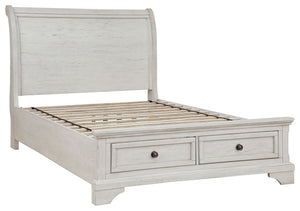Robbinsdale - Sleigh Bed #full #2storagedrawers