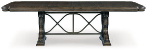 Maylee - Dining Extension Table - Dark Brown
