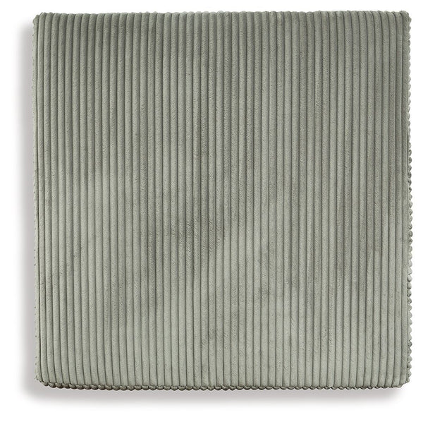 Lindyn - Oversized Accent Ottoman #gray