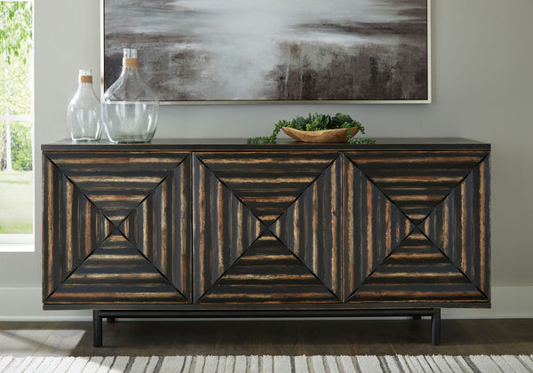 Fair Ridge - Mueble decorativo - Negro envejecido