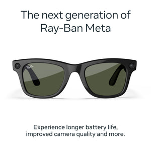 Gafas Ray-Ban Meta - Skyler (Gen 2) con IA Meta, compatibilidad con audio, foto y video - Lentes Transitions Zafiro - Gris Tiza Brillante