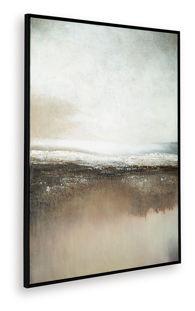 Siaking - Arte de pared - Marrón / Gris / Blanco