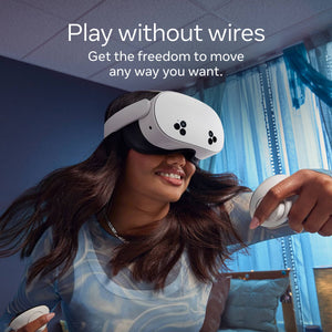 Meta - Quest 3S 256GB | VR Without Wires — Thirty-Three Percent More Memory — 2X Graphical Processing - White