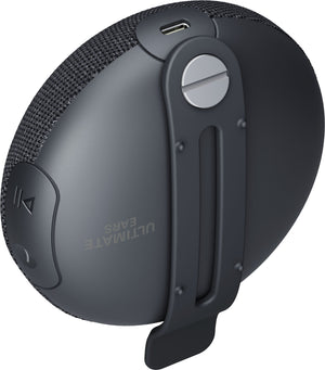 Ultimate Ears - MINIROLL Ultra-Portable Waterproof Bluetooth Speaker with 131 ft Range - Gentle Black