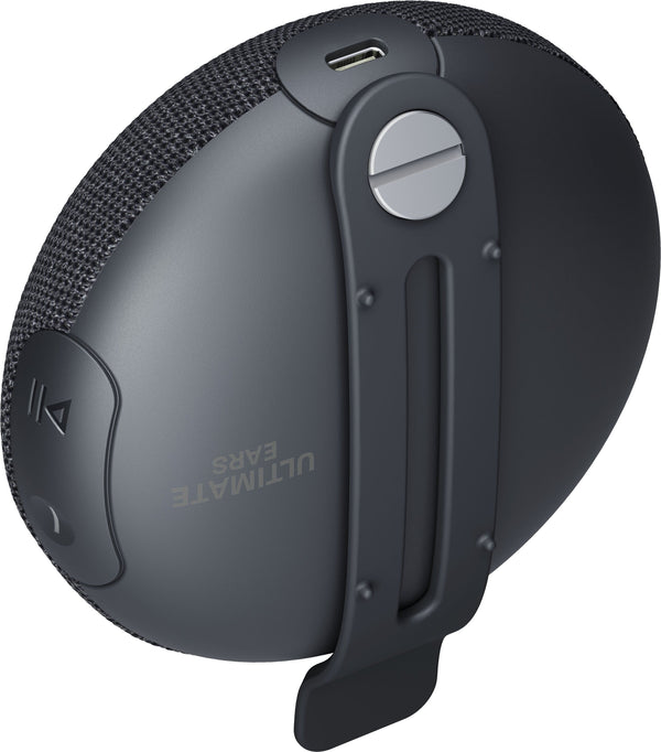 Ultimate Ears - MINIROLL Ultra-Portable Waterproof Bluetooth Speaker with 131 ft Range - Gentle Black