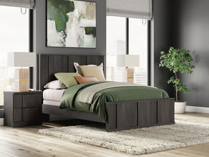 Shaehartin - Panel Bed #queen