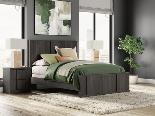 Shaehartin - Panel Bed #queen
