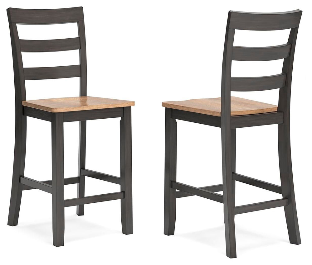 Gesthaven - Barstool (Set of 2) #darkbrown