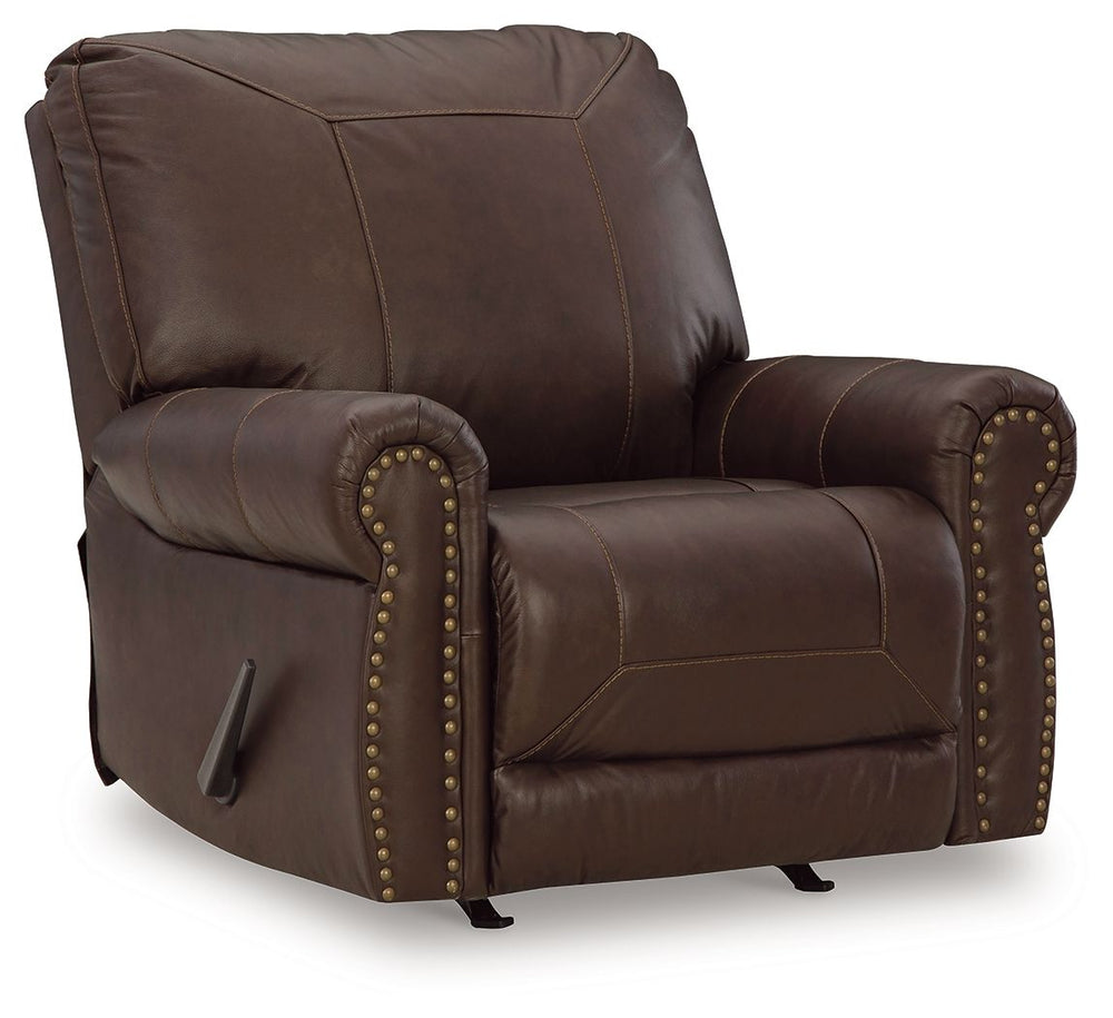 Colleton - Sillón Reclinable Mecedor - Marrón Oscuro