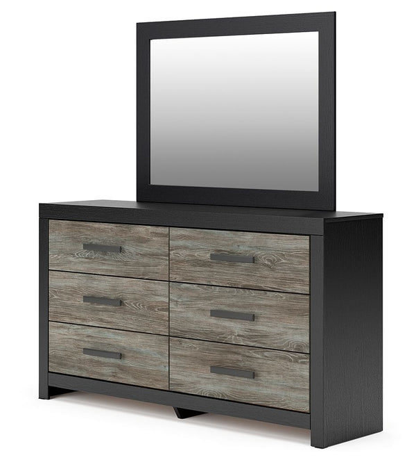 Broachmyn - Six Drawer Dresser #black #dresser&mirror