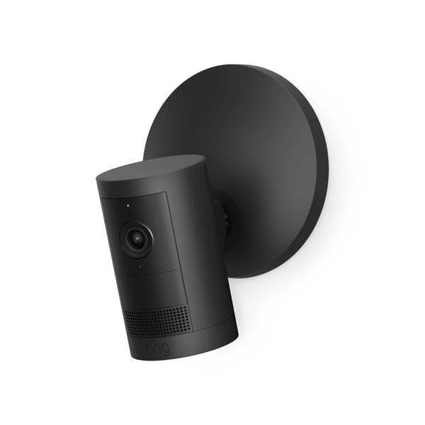 Outdoor Cam Plus, Power over Ethernet with Wide-Angle 2K Video, Ring Vision and Low-Light Sight for color night vision - Black