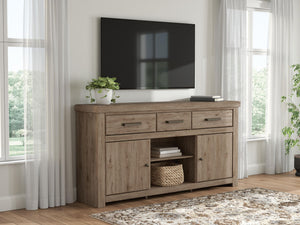 Garistyn - LG TV Stand With Fireplace Option #73"wx17"dx37"h