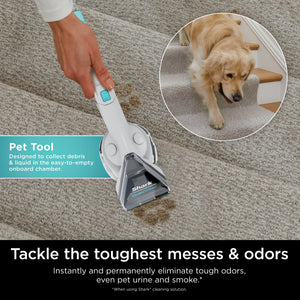 Shark - StainStriker Portable Carpet & Upholstery Cleaner - Spot, Stain, & Odor Eliminator - White