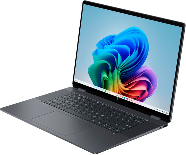 HP - OmniBook X Flip 2-in-1 - Copilot+ PC - 16" 2K Touch-Screen Laptop - Intel Core Ultra 7 256V '24 - 16GB Memory - 1TB SSD - Eclipse Gray
