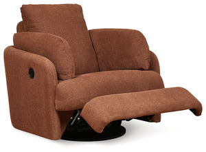 Modmax - Swivel Glider Recliner #lightbrown