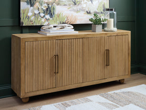 Niam - Gabinete de acento - Beige claro antiguo