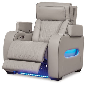 Boyington - Power Recliner/Adj Headrest #gray