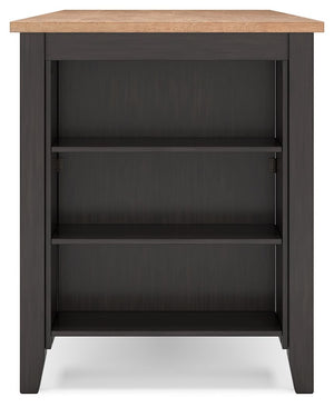 Gesthaven - Rectangular Dining Room Counter Set #darkbrown