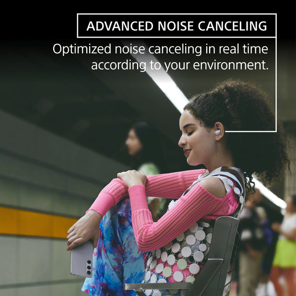 Sony - LinkBuds Fit True Wireless Noise Cancelling Earbuds - Black