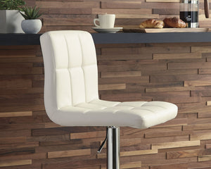 Bellatier - Adjustable Height Barstool (Set of 2) #beige