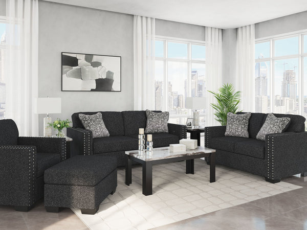 Jasmine Peaks - Living Room Set #4pc.sofa,loveseat,chair,ottoman