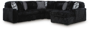 Midnight-Madness - 5 Piece Sectional