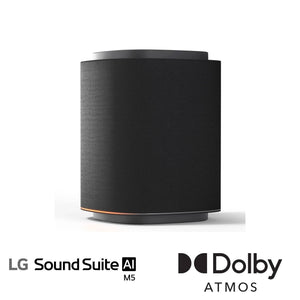 LG - Sound Suite M5 Wireless Spatial Speaker with Wi-Fi and Apple Airplay 2 - Black