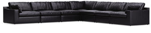 Emilia - Sectional #black #7pc.sectional