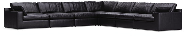 Emilia - Sectional #black #7pc.sectional