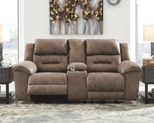 Stoneland - Power Reclining Living Room Set #lightbrown