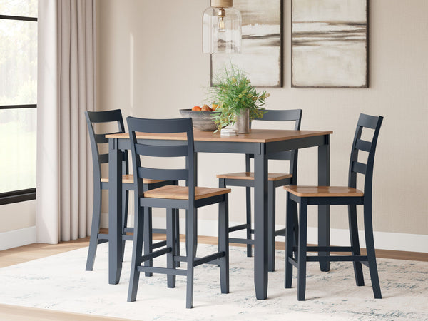 Gesthaven - Dining Room Counter Table Set #blue