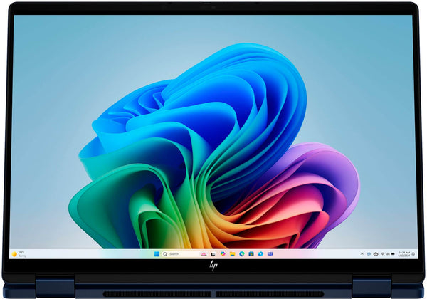 HP - OmniBook X Flip 2-in-1 - Copilot+ PC - 14" 2K Touch-Screen Laptop - Intel Core Ultra 5 226V - 16GB Memory - 512GB SSD - Atmospheric Blue