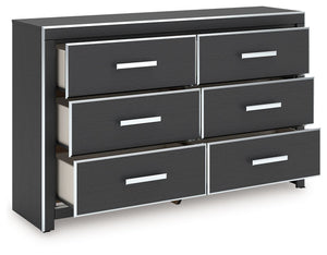 Zuraleus - Six Drawer Dresser #black #dressers