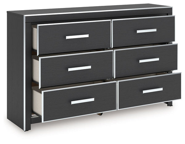 Zuraleus - Six Drawer Dresser #black #dressers