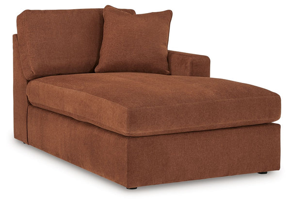 Modmax - 3 Piece Sectional #lightbrown #3pc.sectionalwithrafcornerchaise|3pc.sectionalsofawithrafcornerstoragechaise
