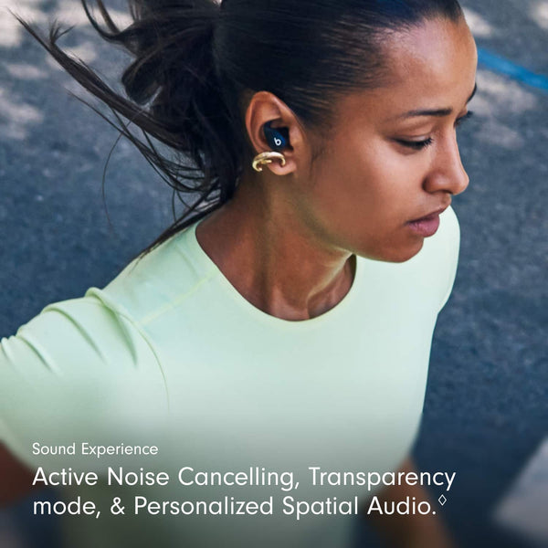 Beats - Powerbeats Fit True Wireless Active Noise Canceling Earbuds - Jet Black